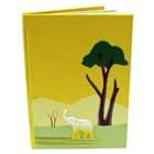Mr. Ellie Pooh Elephant Dung Paper Notebook, Yellow