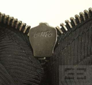 Gucci Black Monogram Canvas & Leather Trim Round Strap Shoulder Bag 
