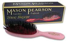 Mason Pearson CB4 Hair Brush (Pink)   Pocket Size  