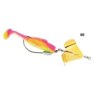 Strike King Spot Tail Special Bait (Black Neon Chartreuse Tail, 0.25 