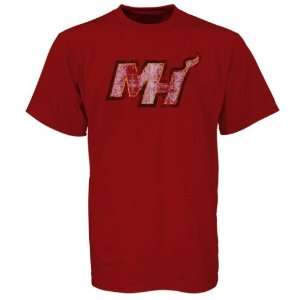   Sport Authentics by adidas Miami Heat Red Better Logo T shirt: Sports