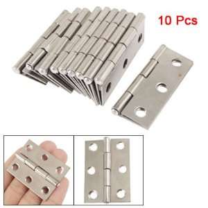  Amico 10 Pcs Silver Tone Metal Butt Hinge for Window 