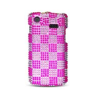 Cuffu   Pink Checkers Rhinestone Edition   Samsung i897 Captivate Full 