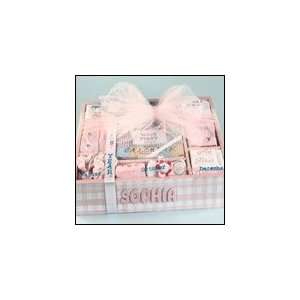  Babys First Year Personalized Gift Set (Pink) Baby