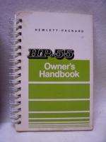   Hewlett Packard HP 55 Scientific Calculator Ac Adaptor,Handbook,Case