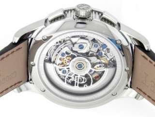   Perrelet A1010/10 Skeleton Chronograph Dual Time Diamond Watch + B & P