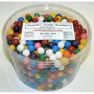 candymachines Junior Solid Color Assorted   Tub of Gumballs at  
