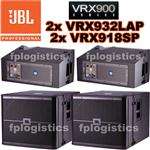 JBL VRX 918SP 932LAP Powered Tops and Subs Full Range Active Line 