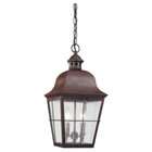  Lighting 6062 44 Two Light Outdoor Pendant   Weathered Copper Finish