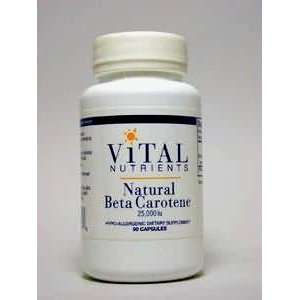  Vital Nutrients   Beta Carotene 25000 IU 90 caps [Health 