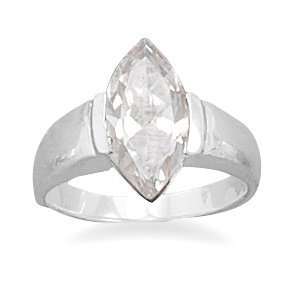  Sterling Silver and 14 Karat Cut Out Design Ring: Jewelry