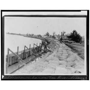   Plaquemine,Louisiana,LA,Mississippi River, Levee,1927