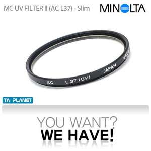 NIB KONICA MINOLTA MC UV Slim Filter L37 62mm Made in Japan  