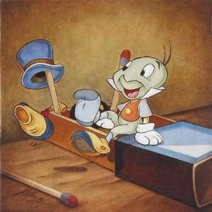    Jiminy   Disney Fine Art Giclee by Mike Kupka