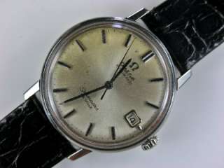 VINTAGE ACCURATE GENTS OMEGA SEAMASTER DE VILLE S/S DATE WRISTWATCH 