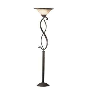 Kichler Lighting 76007 72 Inch Portable Torchiere Lamp, Old Iron with 