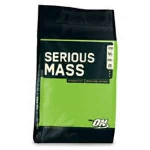  Optimum Nutrition Serious Mass, Vanilla 12 lbs (5,455 g 