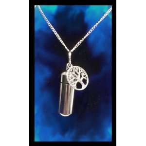   Keepsake 24 Cremation Urn Necklace with Velvet Pouch 