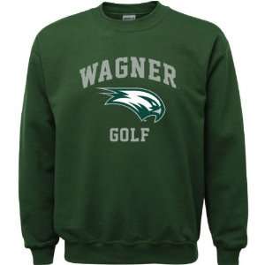  Wagner Seahawks Forest Green Youth Golf Arch Crewneck 