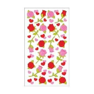  Sticko Classic Stickers Multi Colored Roses; 6 Items/Order 