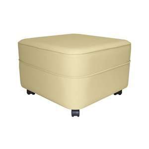   900R Vvory caster Extra Large Square Ottoman: Home & Kitchen