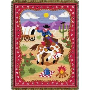    Olive Kids Ride Em Mini Tapestry Throw L60030: Home & Kitchen