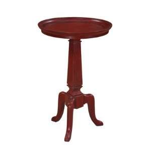  Cottage End Table in Distressed Raspberry