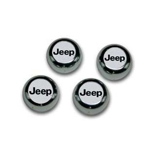  Jeep ABS Chrome Snap Caps Automotive