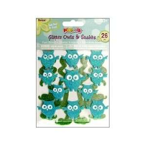  Darice Foamies Sticker Glitter Owl/Snakes Toys & Games