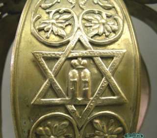 Fabulous Rare Polish Silver Torah Crown Ca 1850 Judaica  