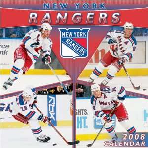 New York Rangers 12 x 12 2008 NHL Wall Calendar  Sports 