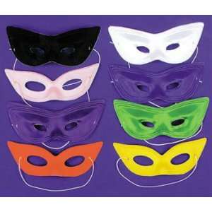  Morris Costumes Harlequin Mask Satin Black Durable Base 