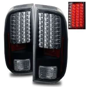  08 11 Ford Super Duty Black LED Tail Lights: Automotive