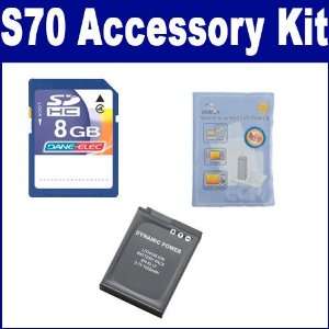  Nikon Coolpix S70 Digital Camera Accessory Kit includes 