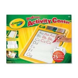    Crayola Crayola Dry Erase Activity Center BIN988630: Toys & Games