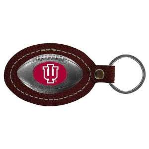  Indiana Hoosiers NCAA Football Key Tag (Leather): Sports 