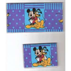 mickey mouse checkbook covers