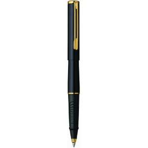 : Sheaffer Agio Compact Ball Pen, Black Lacquer Finish with 22K Gold 