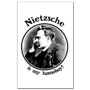  Nietzsche is my homeboy Religion Mini Poster Print by 