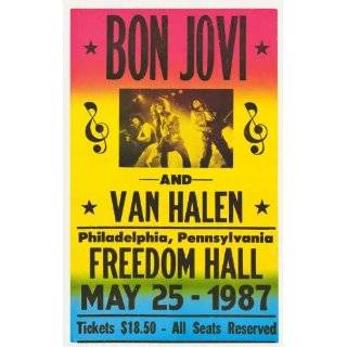 Van Halen Concert Poster .. 2007 Reunion Tour with David Lee Roth 
