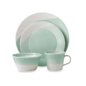  Royal Doulton 1815 Casual 4 Piece Place Setting Green 