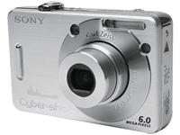 Sony Cyber shot DSC W50 6.0 MP Digital Camera   Silver