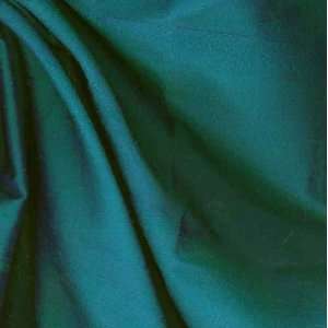   Promotional Dupioni Silk Iridescent Peacock Green Fabric By The Yard