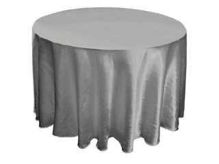120 Round SATIN tablecloth   10 COLORS  
