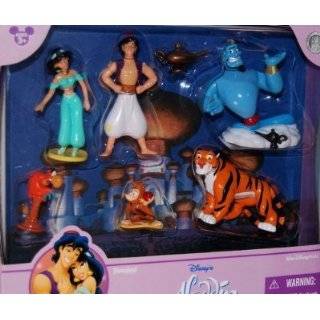 Disneys Aladdin Action Figure Playset ~ Jasmine, Rajah & Genie : Toys 