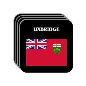 Ontario   UXBRIDGE Set of 4 Mini Mousepad Coasters