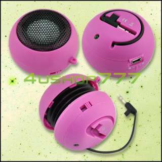 Pink Hamburger Speaker Amplifier For iPhone4 iPod  Blackberry 8500 