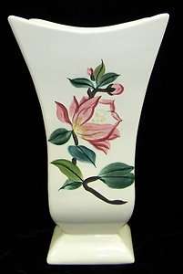 1940s Red Wing BLOSSOM TIME PATTERN Tall Vase RARE!  