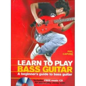 Learn To Play Bass Guitar (Music Bibles) [Spiral bound 