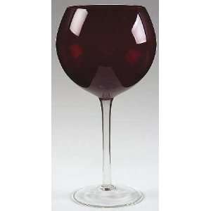  Certified International Crystal C1x1 Ruby Red Wine 